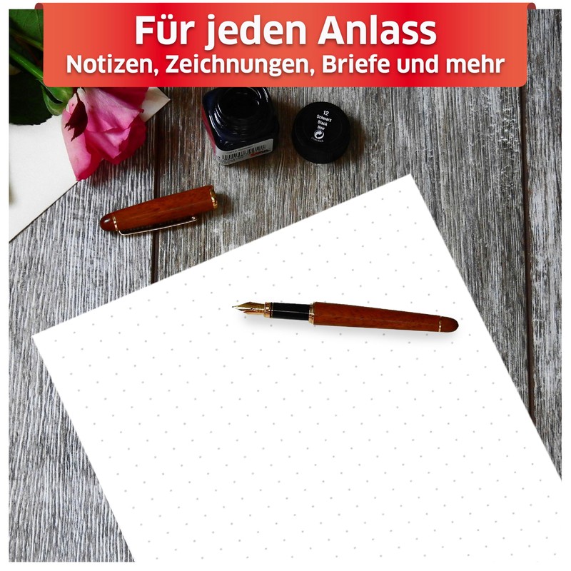 Primus Print Notepads - Set of 5 A6 Dotted -