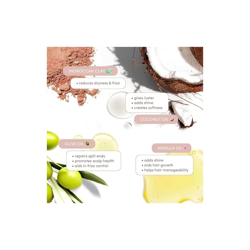 MIZANI True Textures Moroccan Clay Steam Mask, 16.9 Fl Oz