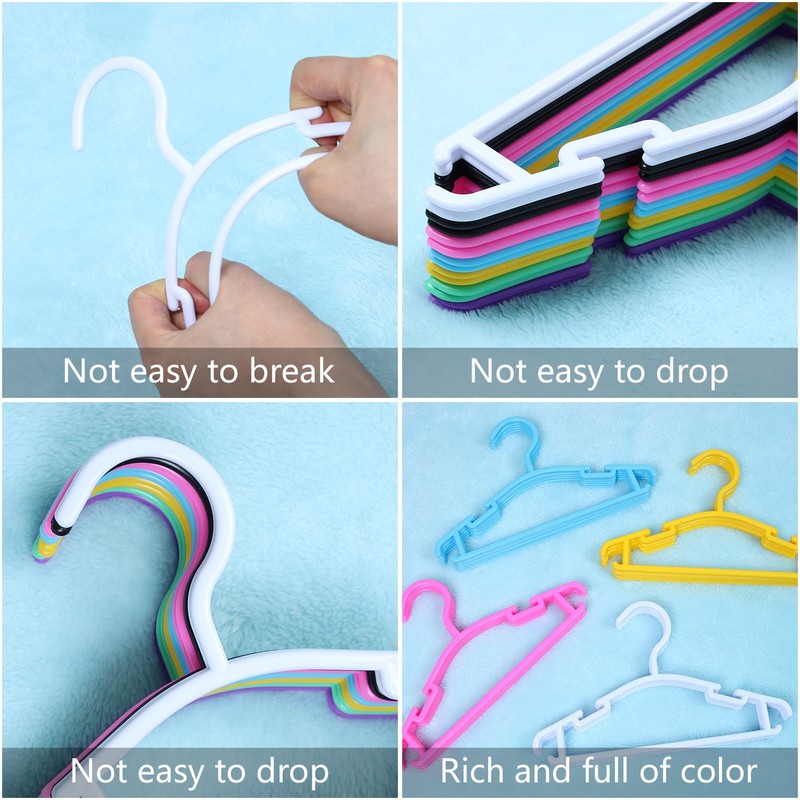 GoodtoU Baby Hangers, 80 Pack Kids Plastic Toddler Baby Clothes