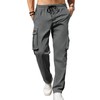 Mancozy Casual Pro Club Sweatpants for Men Cargo Loose Fit
