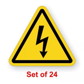 Unbranded 24-pack Electrical Shock Hazard Stickers / Arc Flash Warning Panel Box Decals