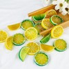 12Pcs Fake Lemon Slices Artificial - Fruit Party Decorations Fake