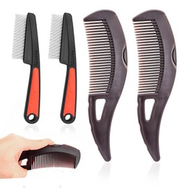 4Pcs Dandruff Comb, Scalp Comb for Dandruff Removal, Multifunctional Hairbrush For Scalp Massage Combs for Women Men
