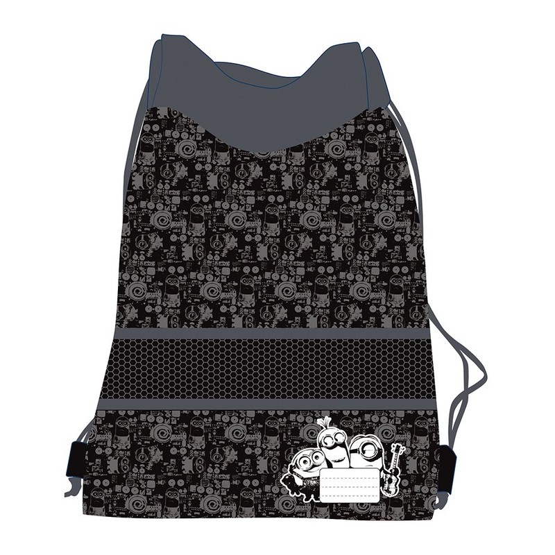 Worek na obuwie Minionki czarny