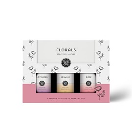 Floral Bliss Essential Oil Set | Pure, Natural & Undiluted Therapeutic Grade Essential Oils for Home, Office, Diffuser | 10 ML (3 Pack, Floral)