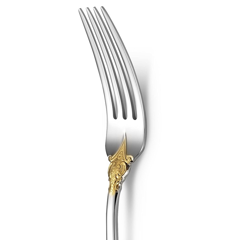 KEAWELL Luxury Dinner Fork, Set of 4, 18/10 Stainless Steel,