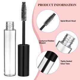 FRCOLOR 6 Piezas Botella Contenedor De Pestañas Tubo De Aceite De Crecimiento De Pestañas Tubos De Cepillo De Pestañas Vacíos Tubo De Pestañas Vacío Tubos Dispensadores Extender Cosmético