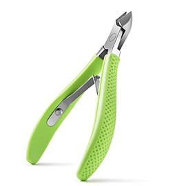 FVION Cuticle Clippers â Small Cuticle Trimmer, Rubber Coated Handle Manicure Tools â Full Jaw Cuticle Cutter for Nails (9mm)