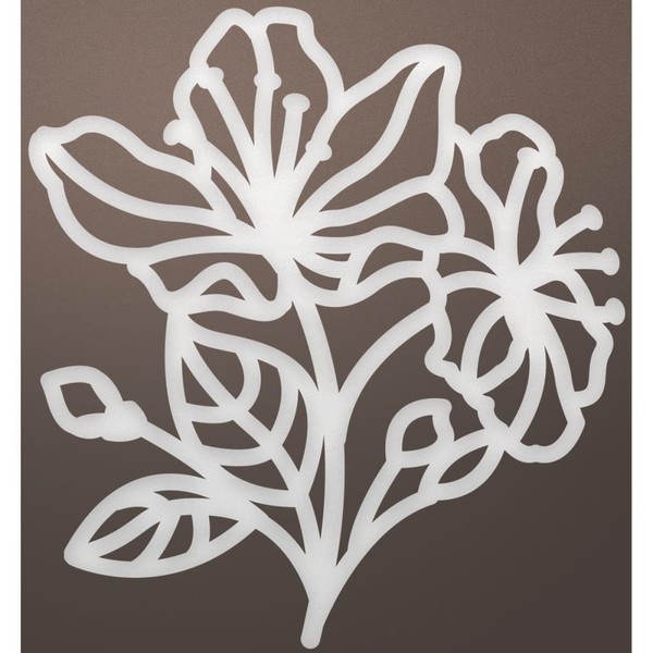Ultimate Crafts Watercolour Bloom Die, Metal, Black, 15.4 x 10.9 x 0.7 cm