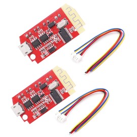 HiLetgo 2pcs CT14 Stereo Bluetooth Amplifier Board 5V AMP F Class 5W+5W Amplifier Module with Charging Port for Speaker modification DIY