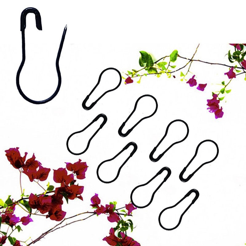 500 Pcs Black Bulb Pins 0.8" Gourd Safety Pins for