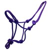 VOANZO HEAVY DUTY ROPE HEADCOLLAR FOR HORSE ADJUSTABLE HEADWEAR FOR