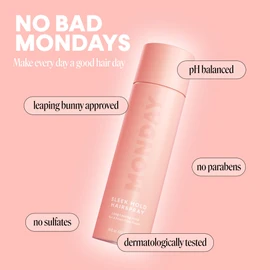 MONDAY HAIRCARE SLEEK HOLD Hairspray for long-lasting finish 10 oz (2 Pack)