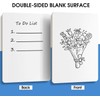 KAHEIGN 2Pcs Small Dry Erase White Boards, 21CM x 30CM