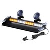 WOWTOU Aluminum Housing Amber White LED Emergency Strobe Dash Light
