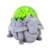 Roman LED Solar Pudgy Pals Garden Statue, Resin, Outdoor Decoration