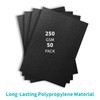 Binditek 50 Pack A4 Leather Grain Binding Covers, 250 GSM，Presentation