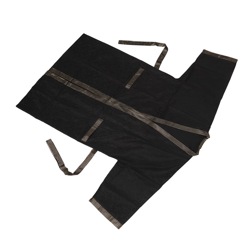 Haircut Gown with Pocket Short Sleeve Professional Belt Grooming Work