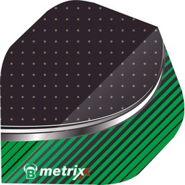 Bull´s Metrixx Flights 3 pieces black/green