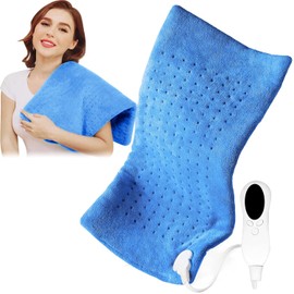 Compresa Caliente Electrica,Cojin Electrico para Alivio De Dolores de Espalda,Hombro Y Cuello,60 X 30 cm,Almohadilla Termica Terapia con Multi...     