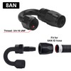 EVIL ENERGY 8AN Hose End Fitting 180 Degree Swivel for