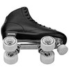 Pacer Stratos Traditional Quad Roller Skates, Black sz 8
