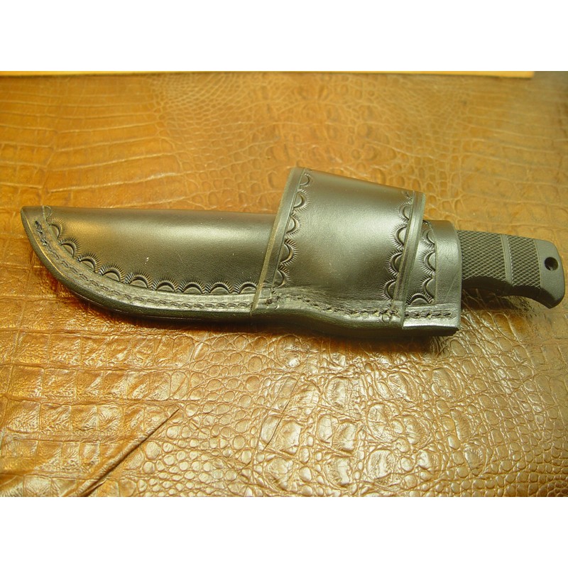 for sog pup knife Custom Cross Draw Sheath, Premium Leather