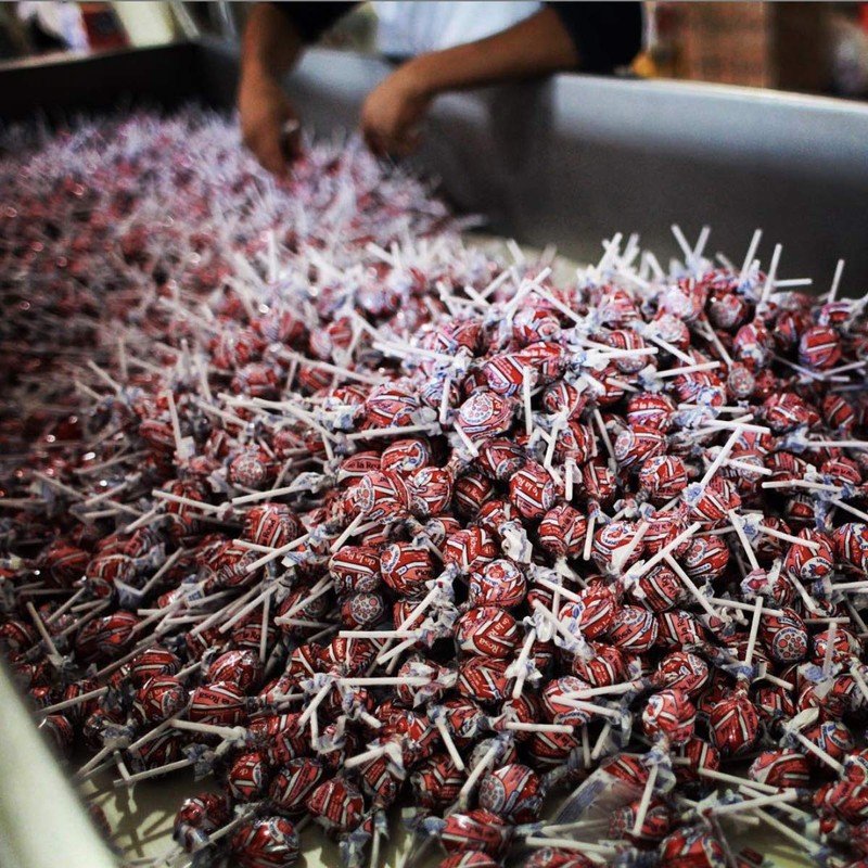 De La Rosa Paleta Jumbo Cereza, Paletas De Caramelo Relleno