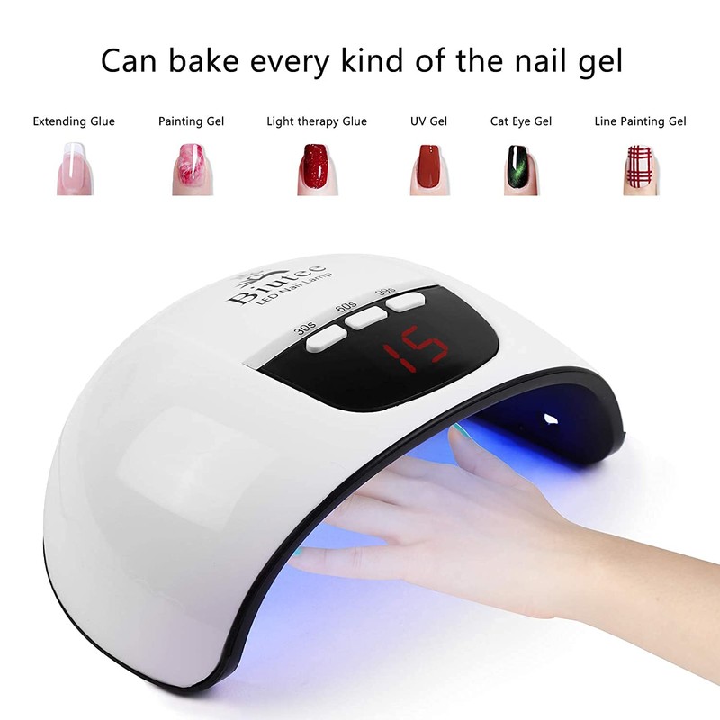 Biutee UV Light, LED Nail Dryer, 54W, Gel Nails, LED