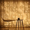 IMAGE Curtain String Lights 6mx3m Mains Powered 600LED Fairy Curtain
