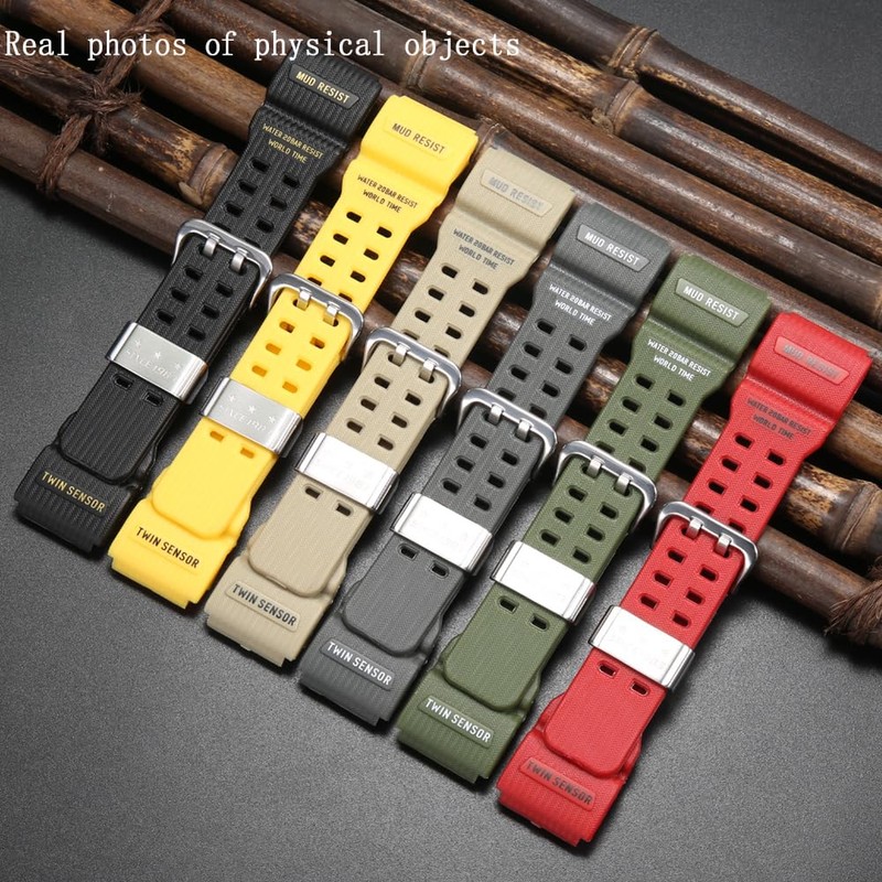 GG-1000 Natural Resin Strap Compatible with Casio Men's G-Shock Master