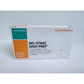 Smith & Nephew No-Sting Skin Prep Wipes Box Of 50 Count (59420600)
