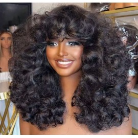 Curly bob Wigs Lace 2x6 4x4 5x5 Bone Straight bob Wig Cuticle Aligned Hair Vietnamese Burmese Curly Wig 100% Human Hair bob Wigstyle: 5x5 hd lace wig, color: picture style, Stretched Length: 10 inches