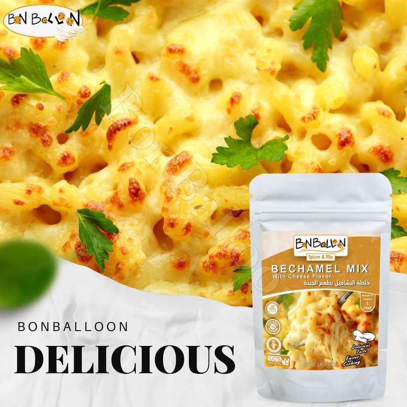 Bechamel Mix With Cheese Powder Flavor Cheesy Béchamel Spice Easy