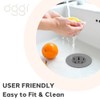 Oggi 7731V Sink Strainer, 4.5", Charcoal