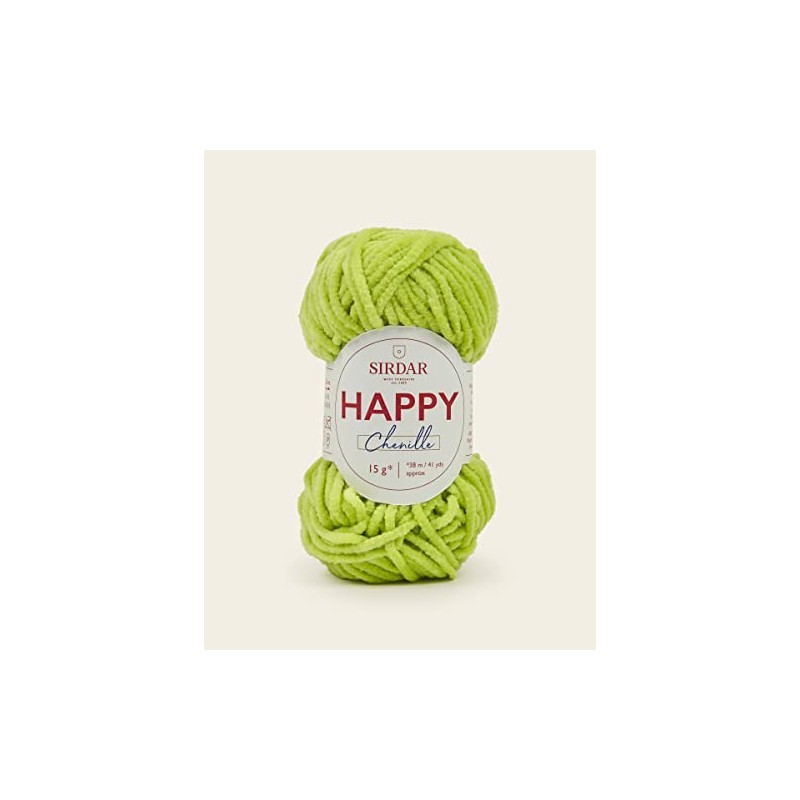 Sirdar Happy Chenille Crochet Yarn 15g - 0029 Fizy