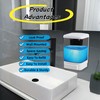 NUHOUSEBABY Manual Soap Dispenser Kitchen Bathroom Wall Mounted Commercial Soap
