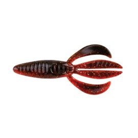 Berkley PowerBait Pit Boss Fishing Bait, 4", Skeet’s Hot Craw, 8 Count