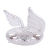 Inflatable Swimming Ring Sequin Swim Angel Wing Shiny Floating Tube