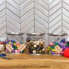 Cornucopia Brands Mini Clear Plastic Paint Cans (6-Pack), Little 3in