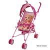 Baby Alive: Doll Stroller - Pink & Rainbow - Fits
