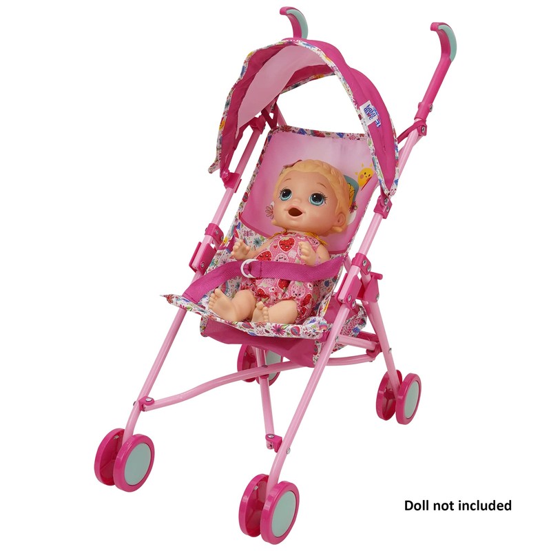 Baby Alive: Doll Stroller - Pink & Rainbow - Fits