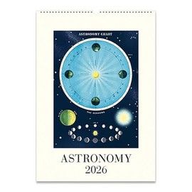 Cavallini 2026 Astrolgoy Wall Calendar, 13x19 Inches, 12 Page-A-Month Hanging Calendar, Ideal for Astrolgoy Lovers, Beautiful and Organized