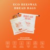 PW61 Beeswax Bread Bags for Homemade Bread. 2 Pack XL
