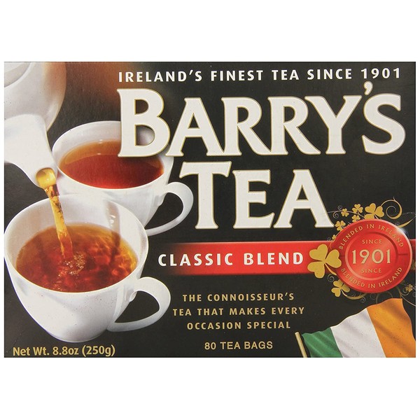 Barry's Tea Bags, Classic Blend, 80 Count, 8.8 Oz