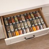 AOZITA 24 Pcs Glass Spice Jars with Labels - 4oz