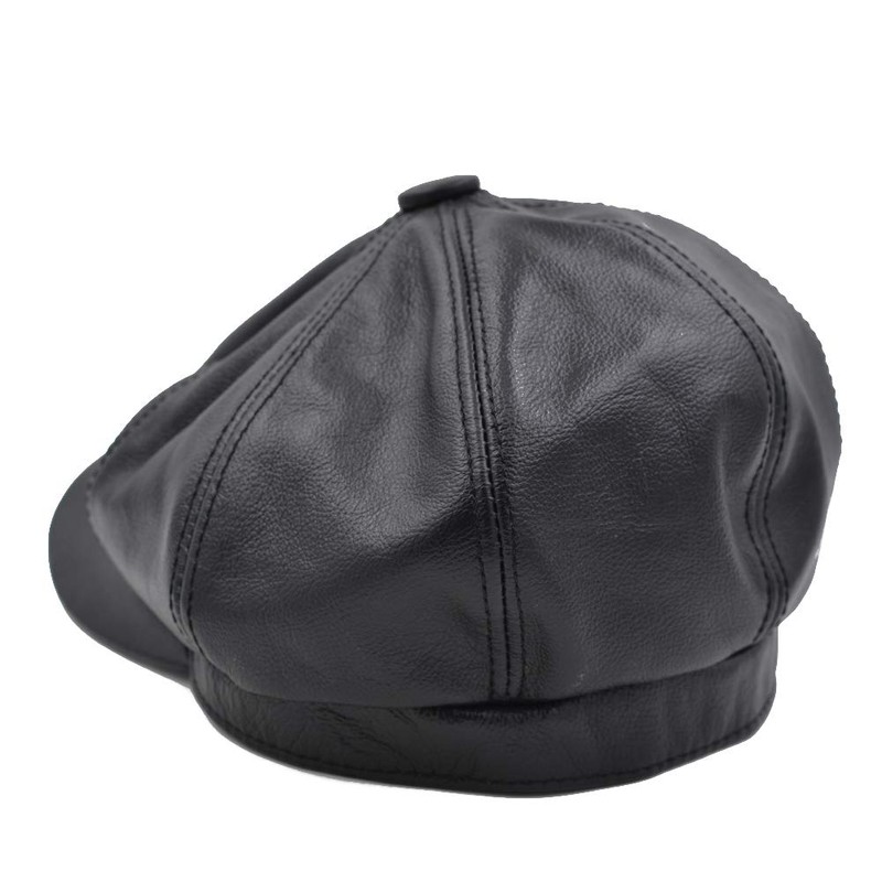 Yosang Fashion Men's Leather Classic 8 Panel Gatsby Newsboy Ivy