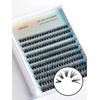 Individual False Eyelash Extensions, 3D Fluffy Effect C Curl, 200