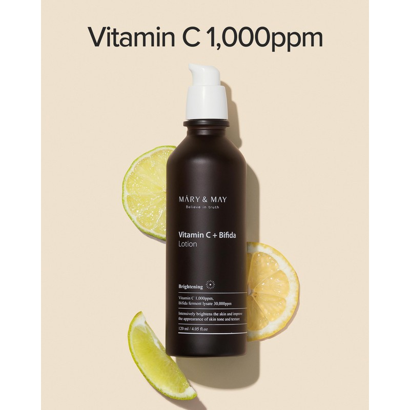 Mary & May Vitamins C + Bifida Lotion (120 ml)