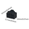 PDETVEO 40PCS RJ45 Port Covers, Silicone Ethernet Dust Protector Caps